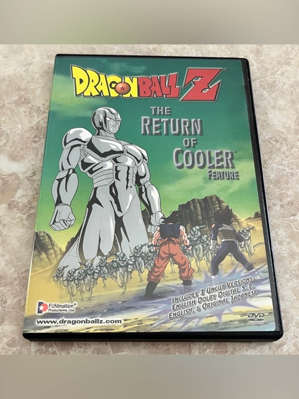 Dragon Ball Z: The Return Of Cooler Movie 2002 Funimation DVD